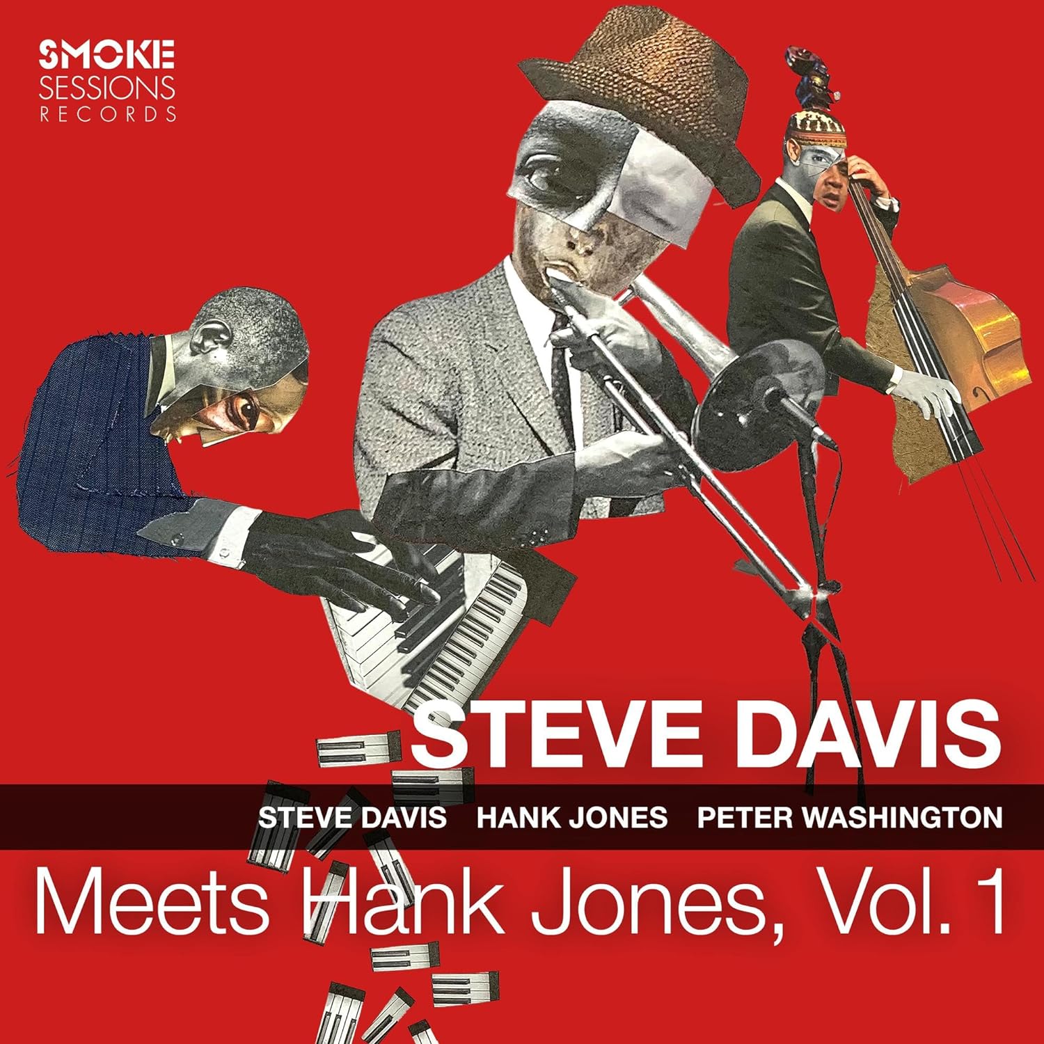 STEVE DAVIS (TROMBONE) - Meets Hank Jones, Volume 1 cover 