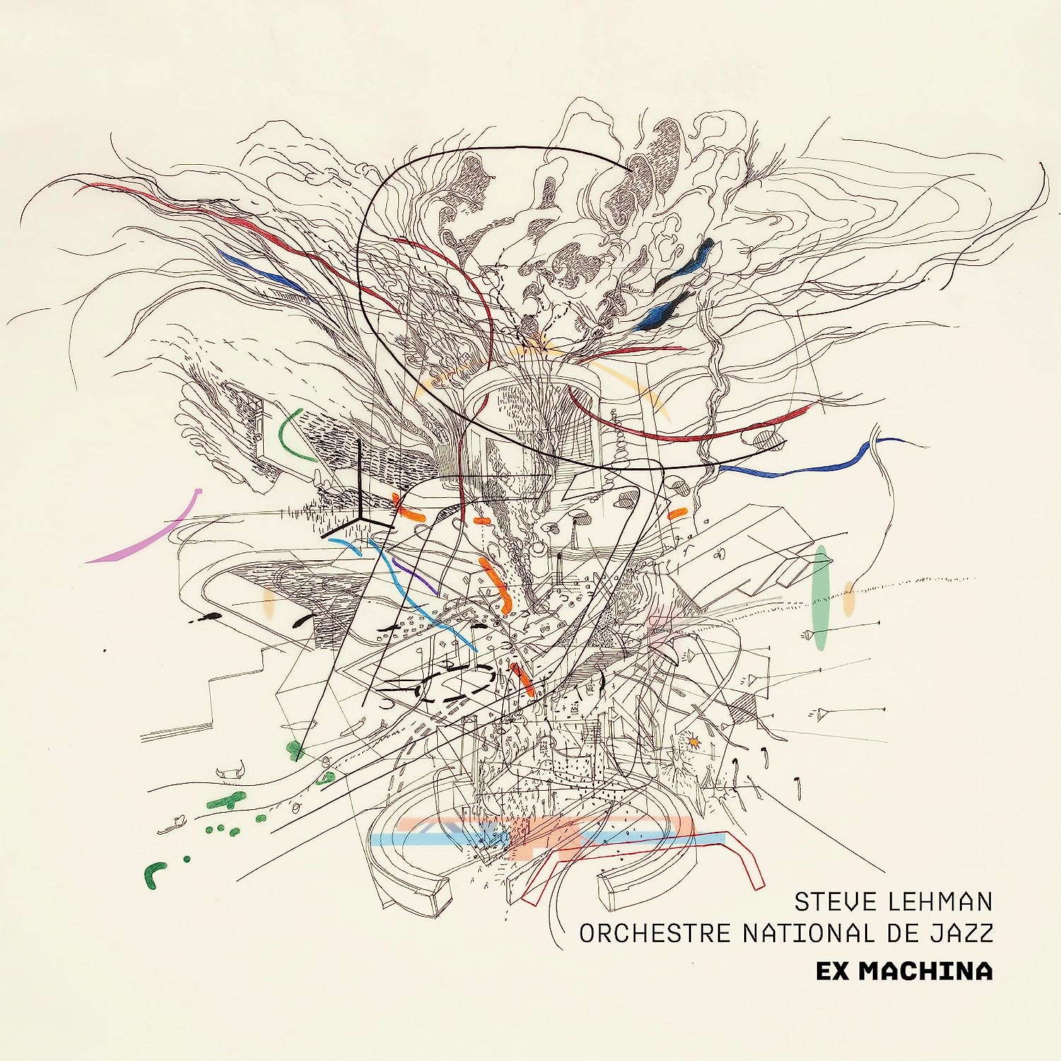 STEVE LEHMAN - Ex Machina (with Orchestre National de Jazz) cover 