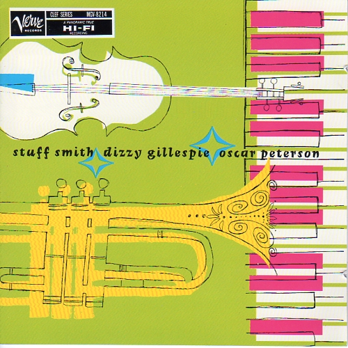 STUFF SMITH - Stuff Smith, Dizzy Gillespie, Oscar Peterson cover 