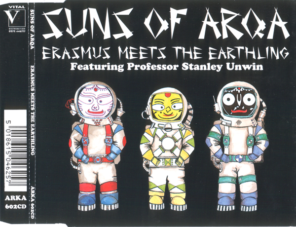 SUNS OF ARQA - Erasmus Meets the Earthling cover 