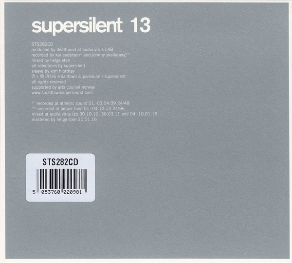 SUPERSILENT - 13 cover 