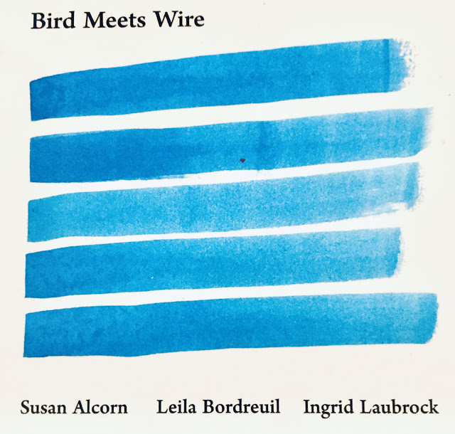 SUSAN ALCORN - Susan Alcorn / Leila Bordreuil / Ingrid Laubrock : Bird Meets Wire cover 