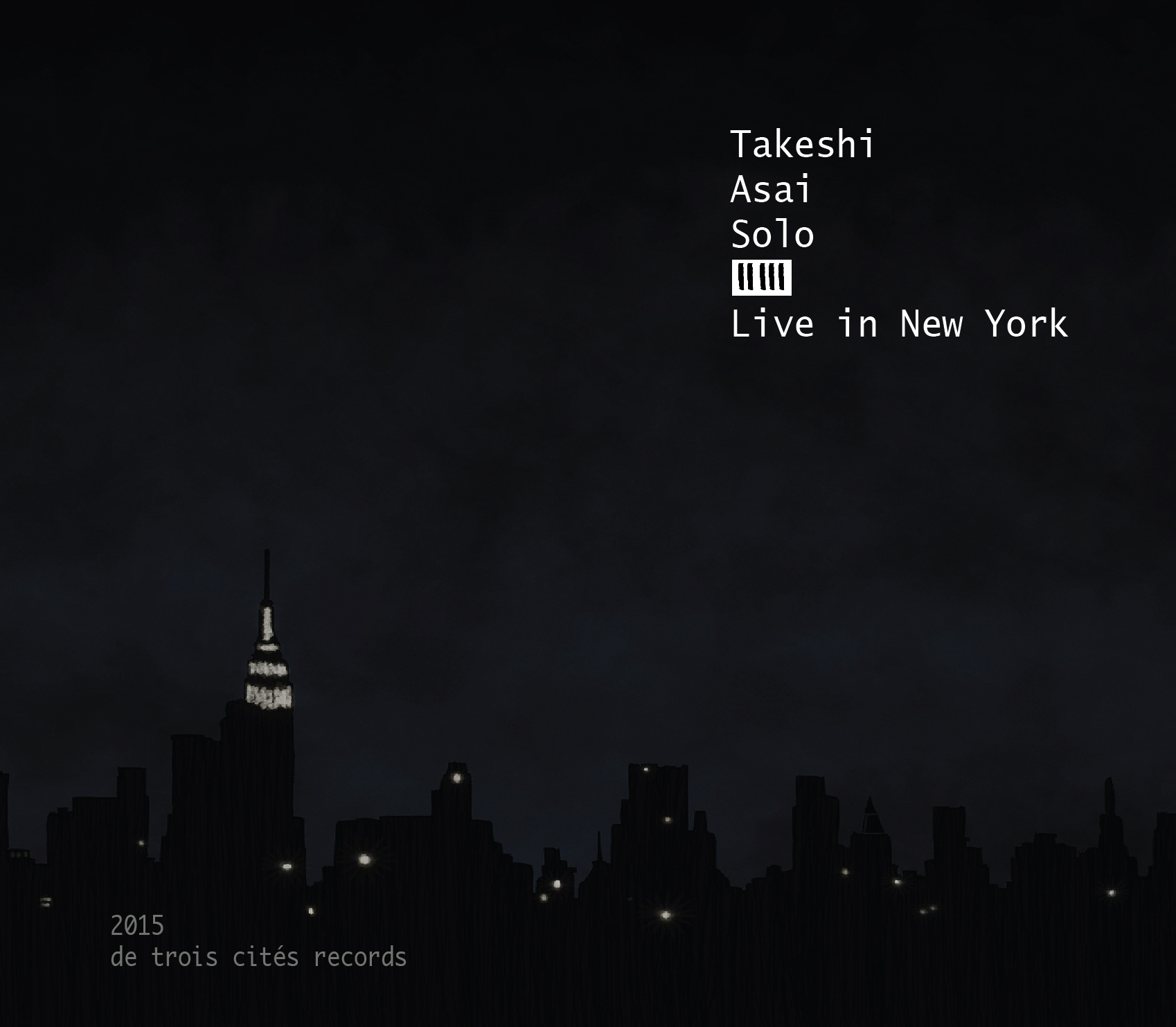 TAKESHI ASAI - Takeshi Asai Solo : Live in New York cover 