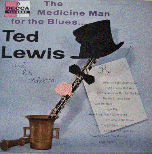 TED LEWIS - The Medicine Man For The Blues cover 