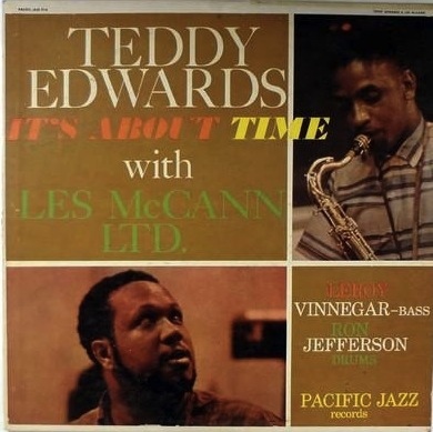TEDDY EDWARDS - It's About Time cover 