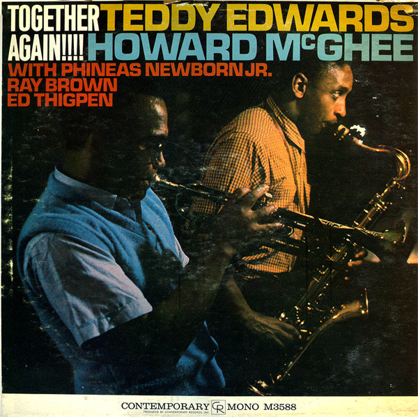 TEDDY EDWARDS - Teddy Edwards / Howard McGhee ‎: Together Again! cover 