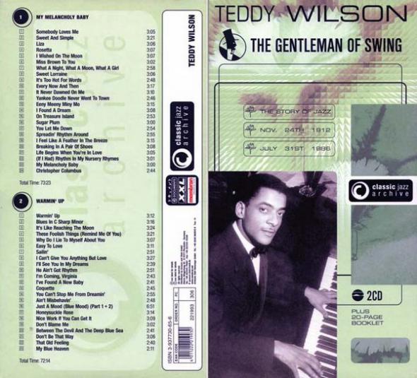 TEDDY WILSON - Classic Jazz Archive: The Gentleman Of Swing cover 