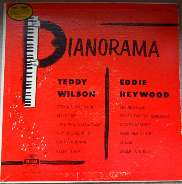 TEDDY WILSON - Teddy Wilson, Eddie Heywood : Pianorama cover 