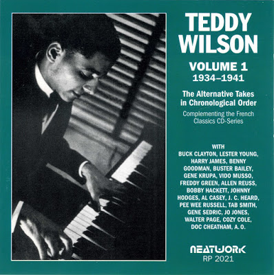 TEDDY WILSON - The Alternative Takes, Vol. 1: 1934-1941 cover 