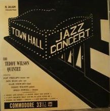 TEDDY WILSON - Town Hall Jazz Concert cover 