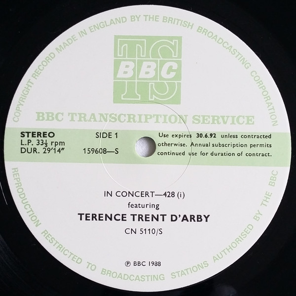 TERENCE TRENT D' ARBY - In Concert-428 cover 