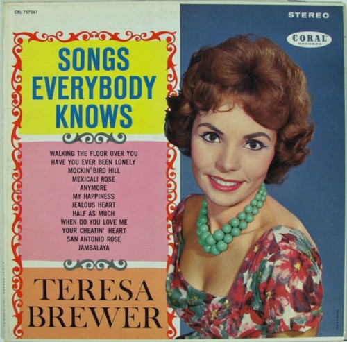 TERESA BREWER - Songs Everybody Knows cover 
