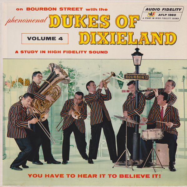 THE DUKES OF DIXIELAND (1951) - On Bourbon Street With The Dukes Of Dixieland, Volume 4 cover 