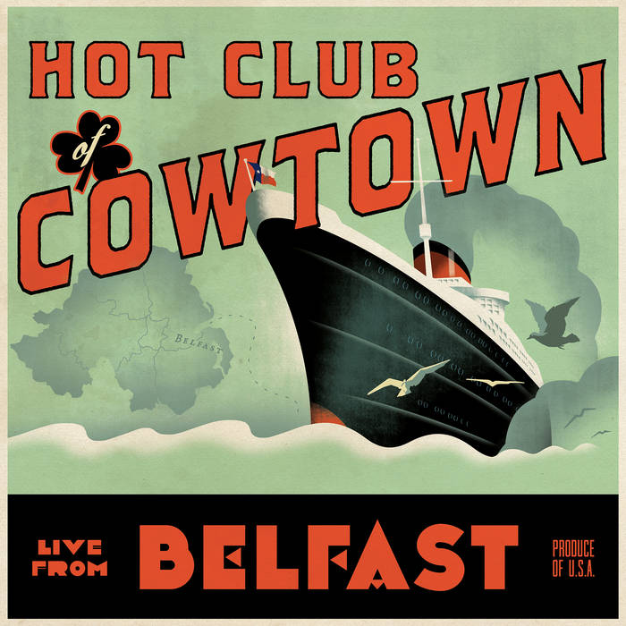 THE HOT CLUB OF COWTOWN - Live from Belfast cover 