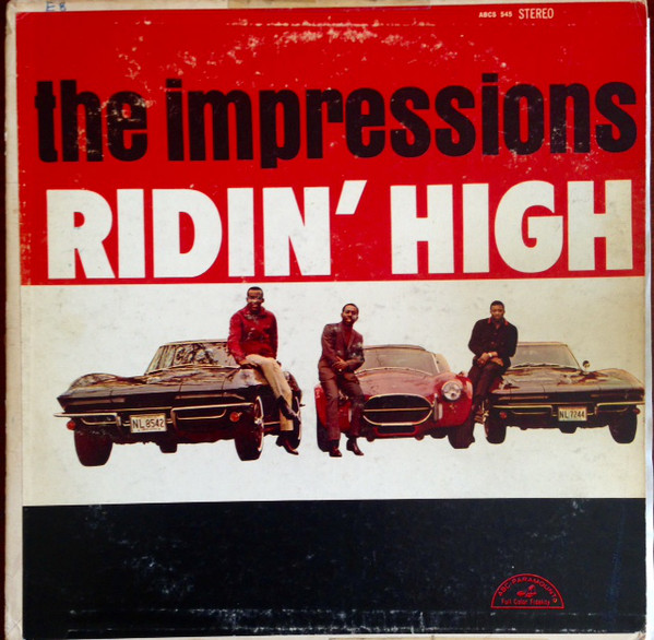 THE IMPRESSIONS - Ridin' High cover 