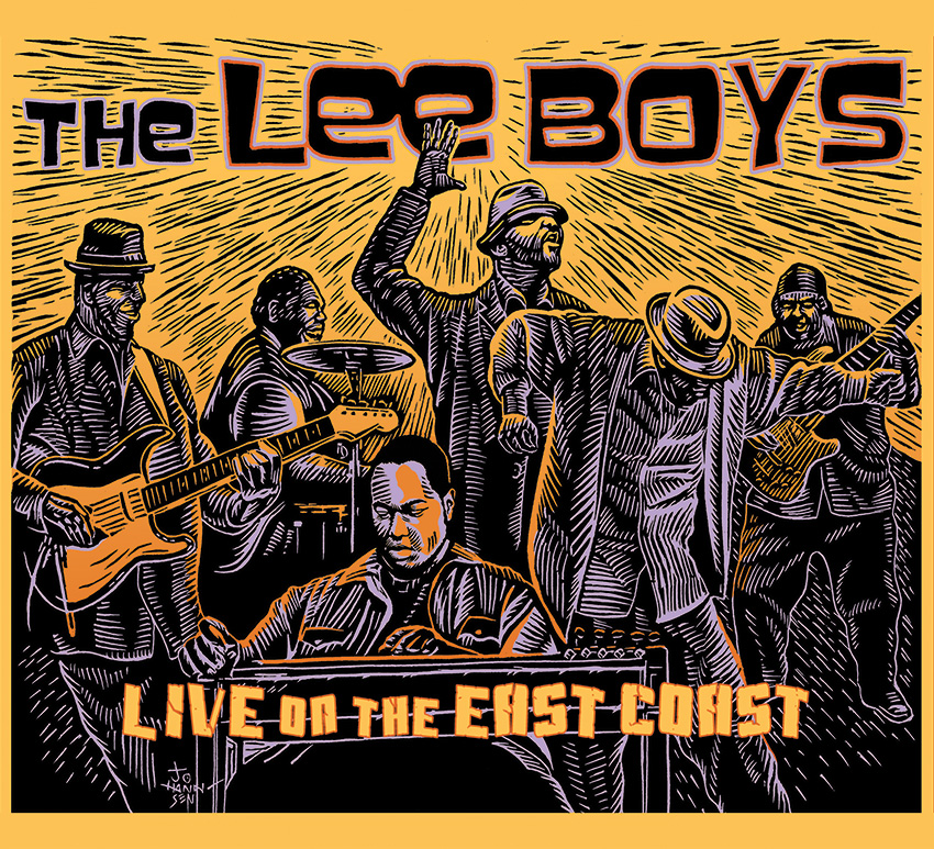 THE LEE BOYS - Live On the East Coast cover 