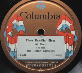 THE LITTLE RAMBLERS - Them Ramblin' Blues / Arkansas Blues cover 