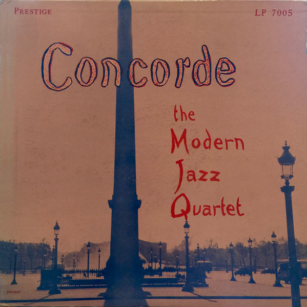 THE MODERN JAZZ QUARTET - Concorde cover 