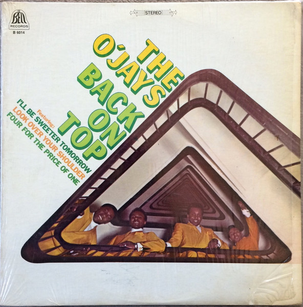 THE O'JAYS - Back On Top cover 