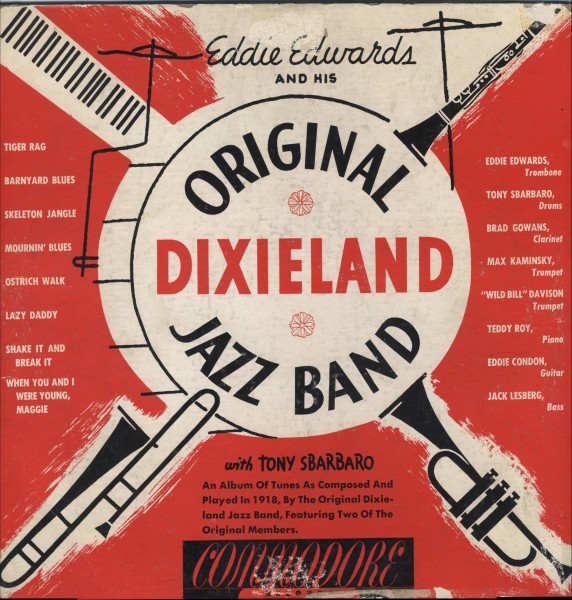 THE ORIGINAL DIXIELAND JAZZ BAND - Eddie Edwards And His Original Dixieland Jazz Band cover 