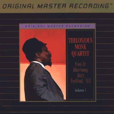 THELONIOUS MONK - Live At Monterey Jazz Festival, '63 Volume 1 cover 