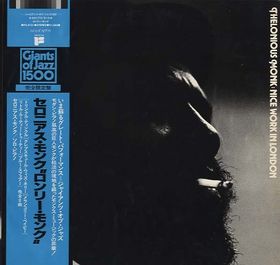 THELONIOUS MONK - Nice Work in London (aka Blue Sphere) cover 