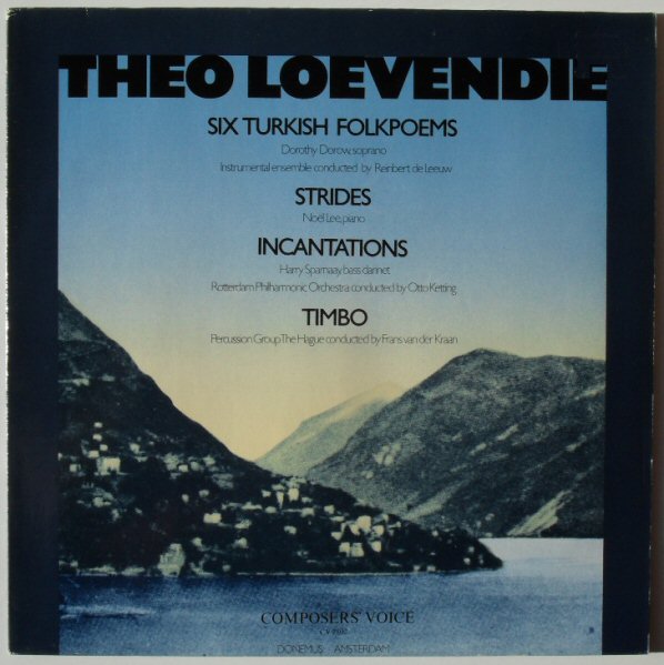 THEO LOEVENDIE - Six Turkish Folkpoems cover 