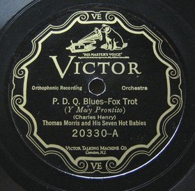 THOMAS MORRIS - P. D. Q. Blues / Blues From the Everglades cover 