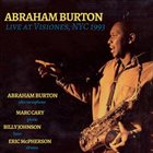 ABRAHAM BURTON Live at Visiones, NYC, 1993 album cover