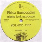 AFRIKA BAMBAATAA Electro Funk Mix-Down (Volume One) album cover