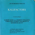 ALBERT SANZ An Introduction to Kalifactors album cover