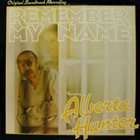 ALBERTA HUNTER Remember My Name (Original Soundtrack Recording) album cover