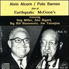 ALVIN ALCORN Live at Earthquake McGoon's, Vol.1 album cover