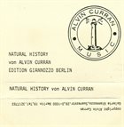 ALVIN CURRAN Natural History album cover