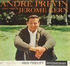 ANDRÉ PREVIN André Previn Plays Songs By Jerome Kern album cover