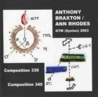 ANTHONY BRAXTON GTM (Syntax) 2003 album cover