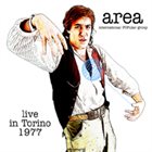 AREA Live in Torino 1977 album cover