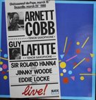 ARNETT COBB Arnett Cobb / Guy Lafitte ‎: Live In France album cover