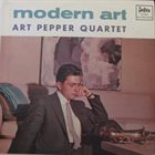 ART PEPPER Modern Art album cover