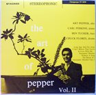 ART PEPPER The Art Of Pepper Vol. II album cover
