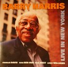 BARRY HARRIS Live in New York album cover