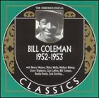 BILL COLEMAN The Chronological Classics: Bill Coleman 1952-1953 album cover