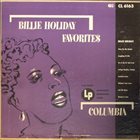 BILLIE HOLIDAY Billie Holiday Favorites album cover