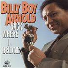 BILLY BOY ARNOLD Back Where I Belong album cover