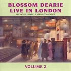 BLOSSOM DEARIE Live In London, Vol. 2 album cover