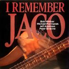 BOB MINTZER I Remember Jaco album cover