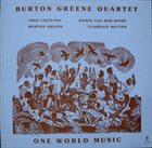 BURTON GREENE One World Music album cover
