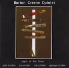 BURTON GREENE Signs Of The Times album cover
