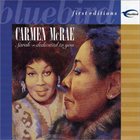 CARMEN MCRAE Sarah - Dedicated to You album cover