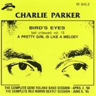 CHARLIE PARKER Bird's Eyes, Volume 15 album cover